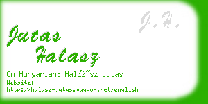 jutas halasz business card